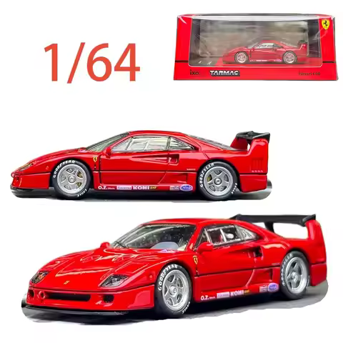 TW Diecast 1/64 Scale Ferrari Alloy Car Model Ferrari F40 Play Vehicles Toys for Boys Original Box C