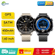 KINGWEAR KW330A Smart Watch GPS Positioning 1.6" AMOLED Display 24/7 Health Monitoring Waterproof