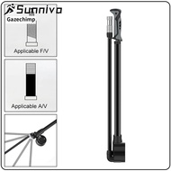 Bike Shock Pump Portable Degree Rotation US French Nozzle 300PSI High Pressure Practical Metal Light