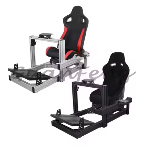 Game Driving Sim Racing Eulator Rig Kit Wheel and Pedal Accessories Gloves TV Stand Sim Racing Cockp