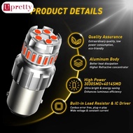 S25 P21W 1157 P21/5W LED Light Bulb - Red DRL BAY15D T25 Position Signal Brake Lamp