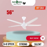 MAVA JETO SLIM PRO 56 Inches DC Motor 6 Speed Reverse Forward Remote 5 ABS Blades Ceiling Fan | Kipa