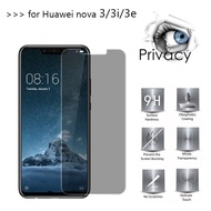Huawei Nova 3i 3e 3 Privacy Tempered Glass Screen Protector Anti-spy Film