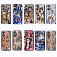 Soft black phone case for Vivo Y03 Y30T Y18 Y18S Y18E T3 Z9 lite Y37M Tzuyu caseg
