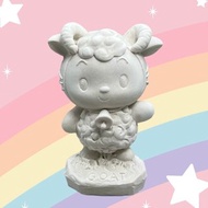 最Q萌寵 十二生肖-羊 擴香石家飾 贈5ml精油(任選) 療癒系公仔