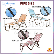 LaMoison 3V Lazy Chair Extra Big XXL 32 MM Pipe Pillow Curve Foldable Folding Chair Relax Arm Chair Kerusi Malas