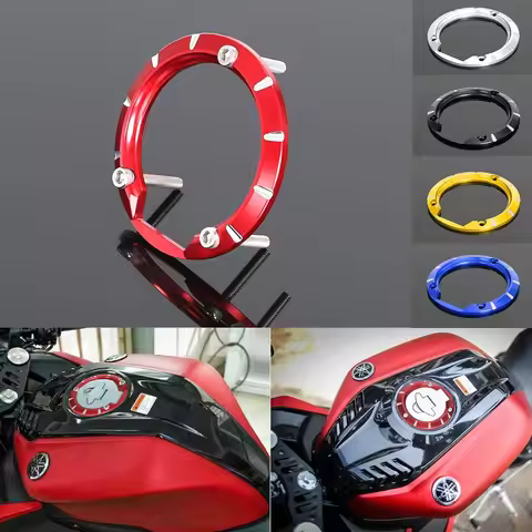 3D CNC Gas Fuel Tank Lid Guard Cover Ring For Yamaha MT MT10 MT09 MT01 MT07 MT125 YZF R125 R15 V3 V4