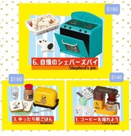 Re-ment Snoopy 廚房 Kitchen oven toaster coffee 微縮迷你食玩