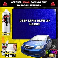 B558M Deep Lapis Blue ( Touch Up Pen Honda City 4 Generation ) Car Spray Paint Restore Scratched Bod