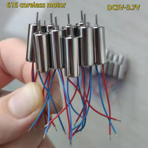 10pcs/lot, NdFeB strong magnet 615 airplane model motor 3V 3.7V 45000rpm 6*15mm high speed vibrating