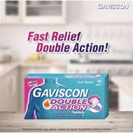 GAVISCON DOUBLE ACTION ANTACID TABLET 16S