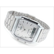 Casio analog-digital Stainless steel band watch (original) AQ-230A-7DHDF