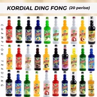 DING FONG , CONCENTRATED FRUIT SQUASH CORDIAL/KORDIAL PERAHAN PATI RASA BUAH-BUAHAN 760G