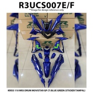 Cover Set Rapido KRISS 110 MR3 Drum MOVISTAR GP (7) Sticker Tampal Accessories Motor Kriss110 MR3 Kr