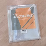 AooHome Shower Curtain 90x180 cm 透明浴簾