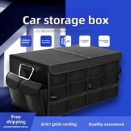 66L Foldable Car Trunk Storage Box-Multifunctional Waterproof Storage Storage Box