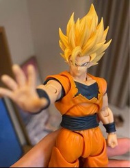 《全新預訂》龍珠 S H F 萬代 孫悟空 超級撒亞人2 可動 玩具 頭雕