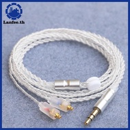 NFE HiFi Earphone Upgrade Cable MMCX 3.5mm 1.2m Silver Plated Core Cable For  IE200/IE300/IE600/IE90