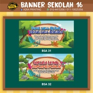 BANNER PERIBAHASA SEKOLAH | HIASAN DINDING | TANGGA | PINTU (1)