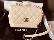 Chanel business affinity BA light beige 23cm