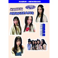 Haerin NEWJEANS HOLOGRAM STICKER I STICKER NEWJEANS HAERIN I NEWJEANS KPOP I KPOP HAERIN NEWJEANS I 