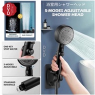 5 Mode Adjustable Bathroom Shower Head - 5 Mode Hand Shower Head