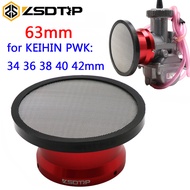 ZSDTRP 63 mm air filter interface cup aluminium Velocity Stack alloy universal our 34 36 38 40 42 mm motorcycle carburetor