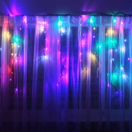 [特價]摩達客-LED燈100燈冰條燈聖誕燈情境裝飾燈-彩光-黑線附IC控制器
