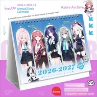 Blue Archive Desk Calendar January 2026-December 2027