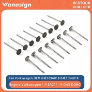 Engine Intake & Exhaust Valve Set Fit 1.4 L For Volkswagen Golf Audi A1 A3 CZC CXS CJZ Skoda 1.4L EA