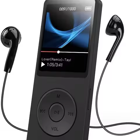 A25R-MP4 MP3 Bluetooth Player Mini Walkman Student 1.8 Inches Screen 64G Plug Card Sports Music Play