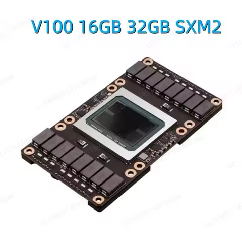 V100 16GB/32GB GPU Accelerator Card Sxm2 Connector Ai Computing Deep Learning Expansion Card Graphic