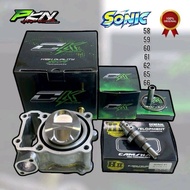 Sonic Ck Cylinder Block Piston With Cachang Heng Valve Cover Size 58/59/60/61/62/65/66 Bolt 13-15