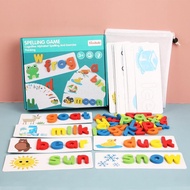 English Letter Smart Learning Card Set, 52 Letter Matching Card Sets - Spelling Game