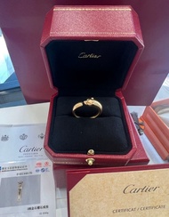 正品Cartier 卡地亚豹子戒指18 k玫瑰金63码全套/另有其他Size可咨詢