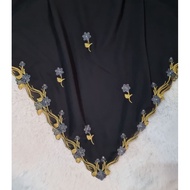 Shawl Sulam Bunga Kuntum