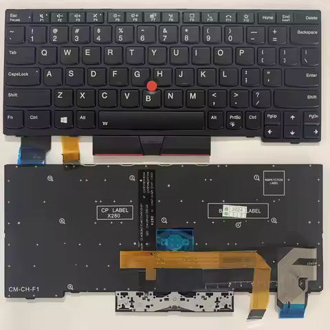 US RU Keyboard For Lenovo ThinkPad X13 Gen1 20T2 20T3 20UF 20UG With Trackpoint