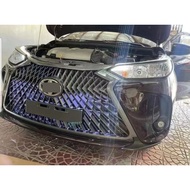 【hot sale】 Matte black front bumper grill for VIOS/YARIS 2021 LEXUS design