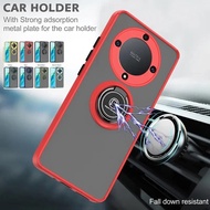 Armor Matte Case For Honor Magic 6 Lite X9b X8b X7b Magic5 Pro X9a X8a X7a X5 X6 X7 Cover Ring Holde