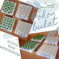 Model Miniature Round Tree Plant/ for Architecture