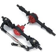 for WPL C14 C24 C54 C74 C74-1 Metal Axle Front and Rear Axle Modification and Upgrade Accessories(Bl