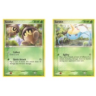 English Pokemon Card Seedot - 71/107 /Surskit - 78/107 - Common Ex Deoxys Singles
