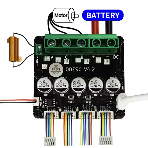 ODESC V4.2 Single-Drive High-Current High-Precision Brushless Servo Motor Controller, Based On ODriv