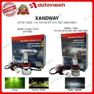 H11 Car LED Light H7/ HB3/ Autovision Xandway 30 Watt HB4/