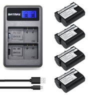 4X EN EL15 EN-EL15 EL15A Baery   LCD Dual Charger for Nikon D500,D600,D610,D750,D7000,D7100,D7200,D800,D800E,D810,D810A