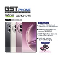 Infinix Zero 40 5G (12GB+12GB Extended Ram+256GB Rom) (Original Malaysia Set) With Premium Gift