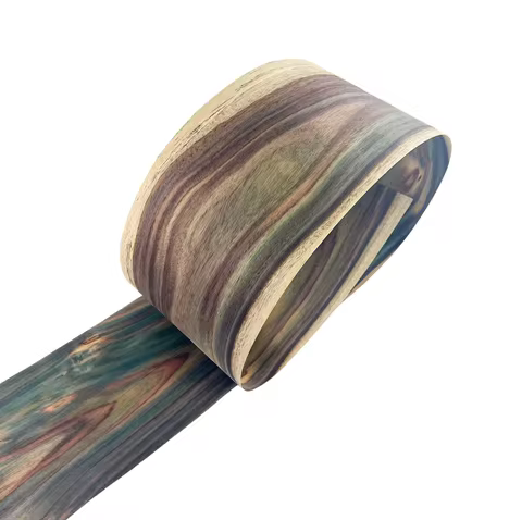 0.5mm Width:20cm L:1.8Meters Natural Green Purple Rosewood figured Wood Veneer Sheets Guitar Body Su