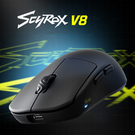 SCYROX V8 Pore Free Ultra Lightweight Wireless Gaming Mouse Pixart 3950 Sensor 8K Polling Rate Omron
