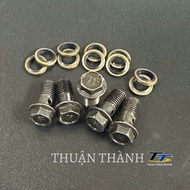 10mm oil screw (7P head) with rubber washer