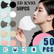 🔥 Mask Duckbill face mask 🔥 50pcs 5D KN95 face Mask for Aldult Korea Style 5D KN95 Butterfly Breathable &amp; Resuable Mask Duckbill face mask 5D 5 Layers 10pcs/pack
